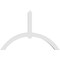 Ekena Millwork Archdale Architectural Grade PVC Gable Bracket, 60"W x 40"H x 4"D x 4"F, 16/12 Pitch GBP060X40X0404ARC00 - alternate 2